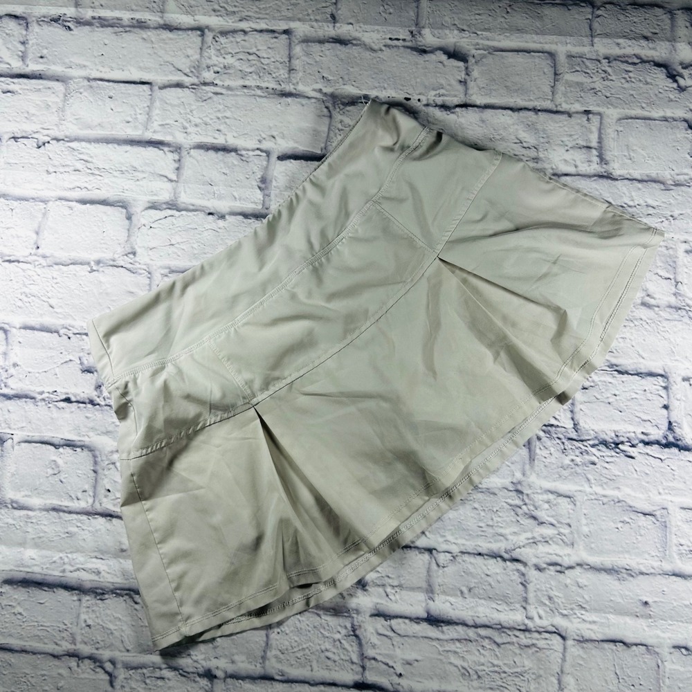 Etonic Womens Golf Skort White Pleated Athletic Activewear Skirt Size Large